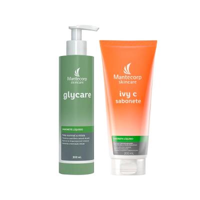 Kit Facial Mantecorp Ivy C - Gel Rejuvenescedor Vitamina C 30g  e Sabonete Líquido De Limpeza 200ml