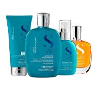 Kit Alfaparf Milano Professional Semi Di Lino Curls - Shampoo e Condicionador e Creme e Óleo Multi-Benefícios - 1