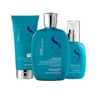 Kit Alfaparf Milano Professional Semi Di Lino Curls - Shampoo e Condicionador e Creme de Definição - 1