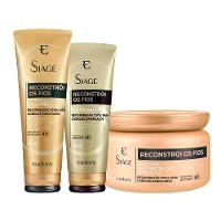 Kit Eudora Siáge Reconstrói os Fios 4D - Shampoo e Condicionador e Máscara - 1