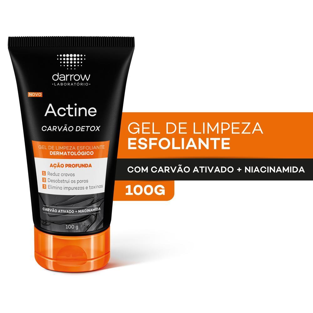 Darrow Actine Carvão Detox Gel De Limpeza Esfoliante 100g - 2