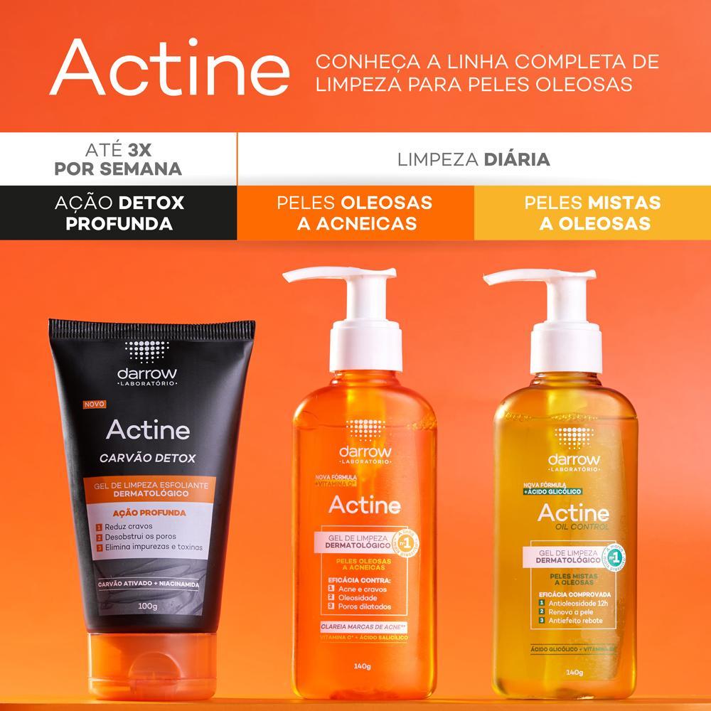 Darrow Actine Carvão Detox Gel De Limpeza Esfoliante 100g - 8