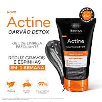 Darrow Actine Carvão Detox Gel De Limpeza Esfoliante 100g - 3