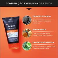 Darrow Actine Carvão Detox Gel De Limpeza Esfoliante 100g - 6