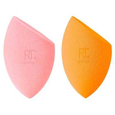 Kit Esponjas De Maquiagem Real Technques - Esponja De Maquiagem Miracle Powder Rosa + Esponja De Maquiagem Miracle Complexion Laranja