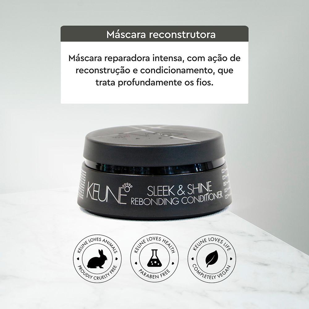 Keune Sleek & Shine Rebonding Condicionador 200ml - 4