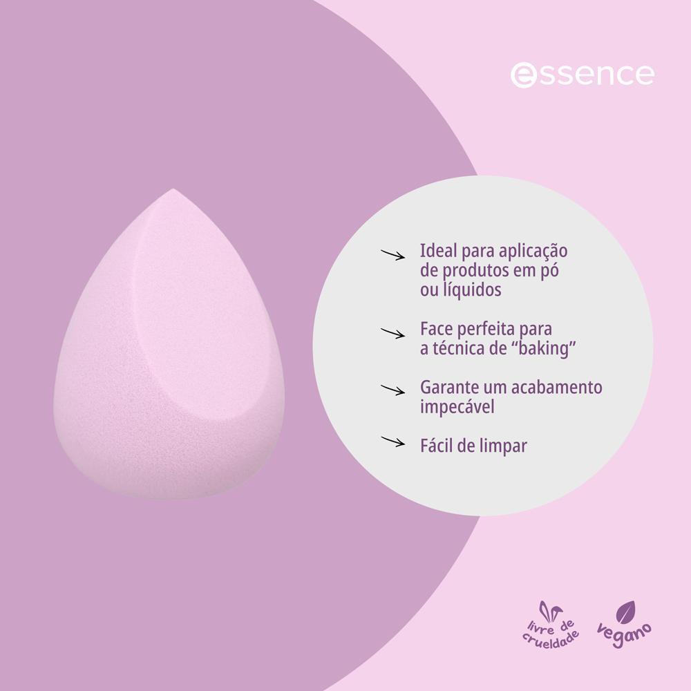 Essence Make Up & Baking Sponge Esponja De Maquiagem Rosa - 5