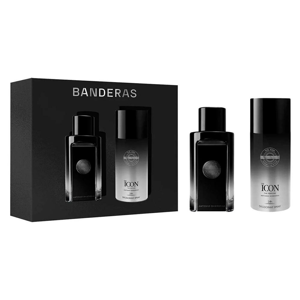 Kit Banderas The Icon The Parfum EDP Perfume Masculino 100ml e Desodorante Spray 150ml - 1