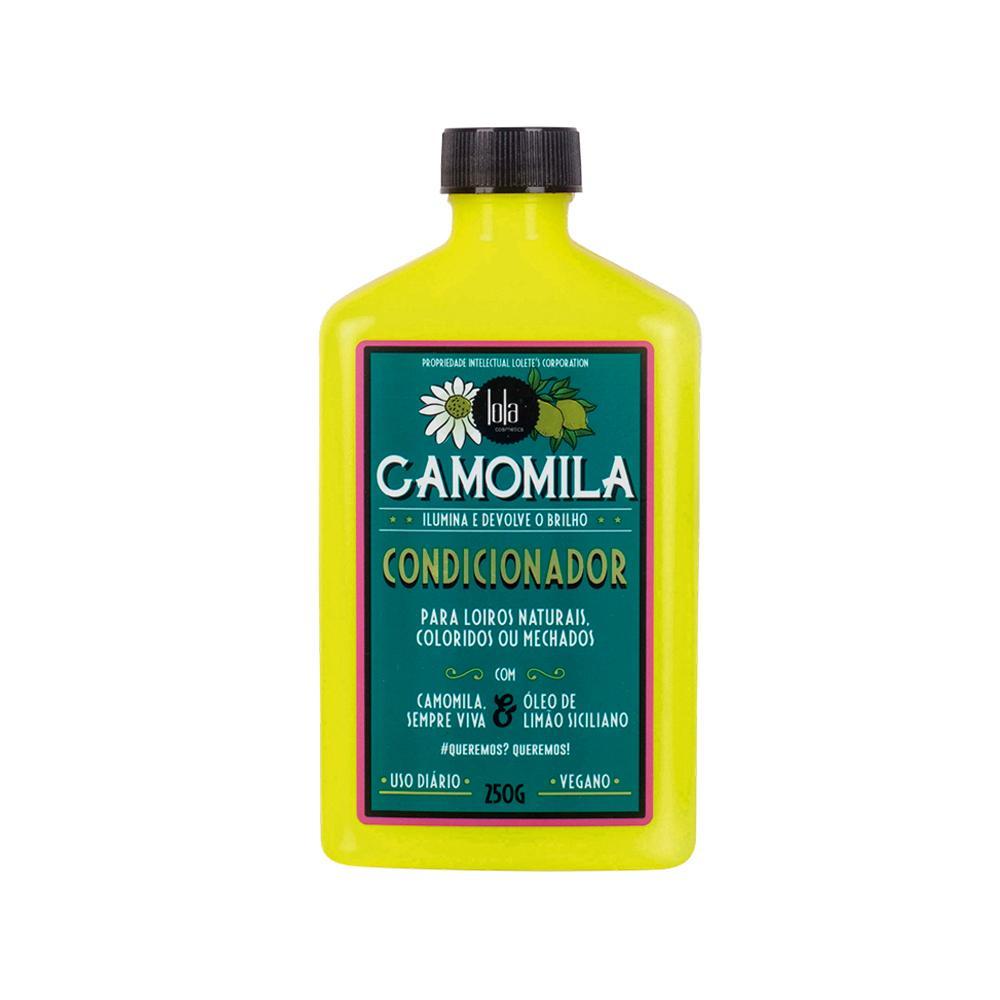 Kit Lola Cosmetics Camomila -  Shampoo 250ml e Condicionador 250g e Óleo Capilar Iluminador 50ml - 3