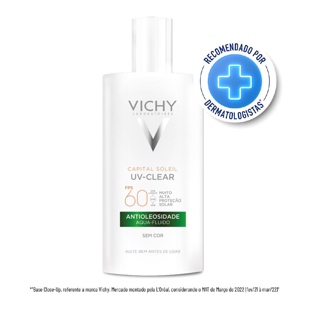 Vichy Capital Soleil UV-Clear sem Cor Protetor Solar Facial FPS 60 40g - 2