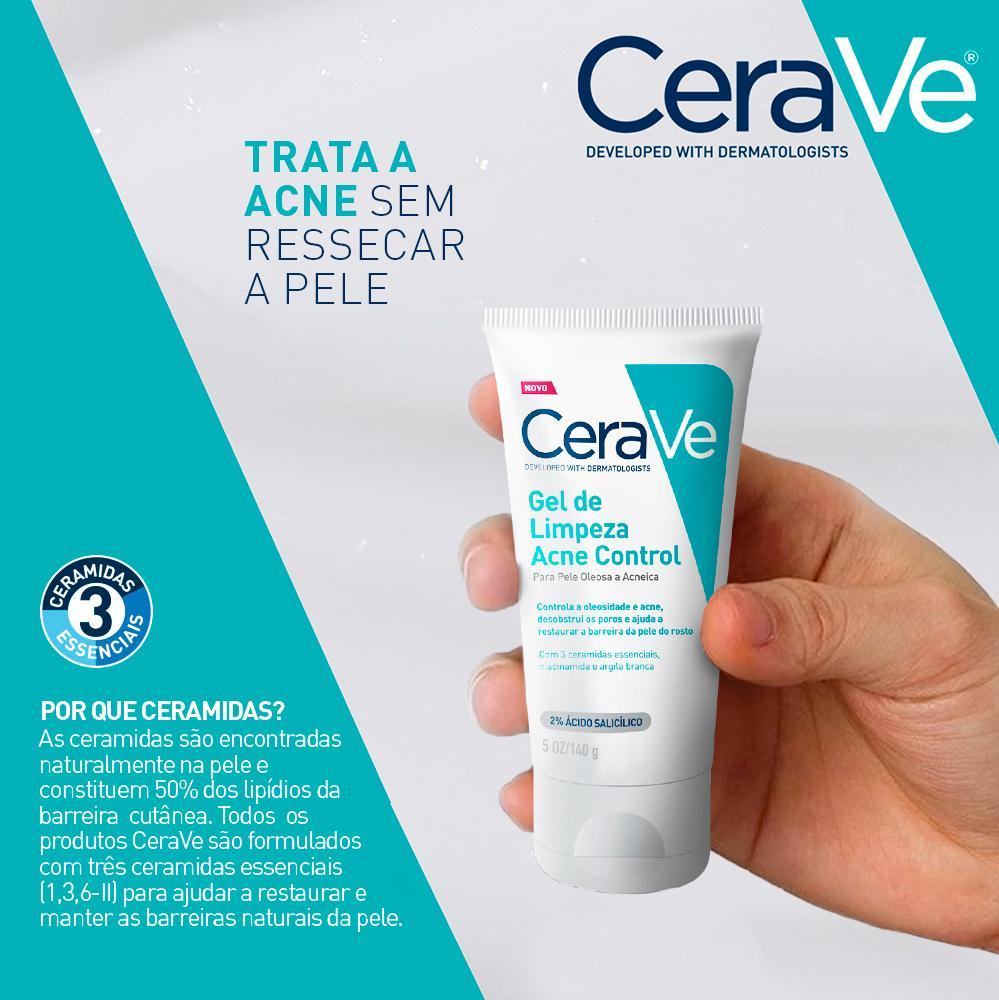 Cerave Acne Control Gel Facial de Limpeza 227g Refil - 5