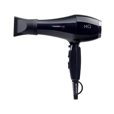 MQ Profissional Turbo Black Ion Secador de Cabelo 2400W com 2 Velocidades Preto 110V