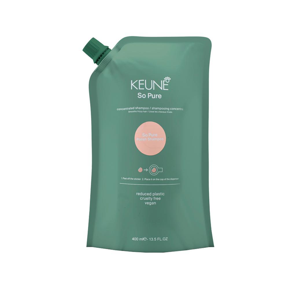 Keune So Pure Polish Shampoo Refil 400ml - 1