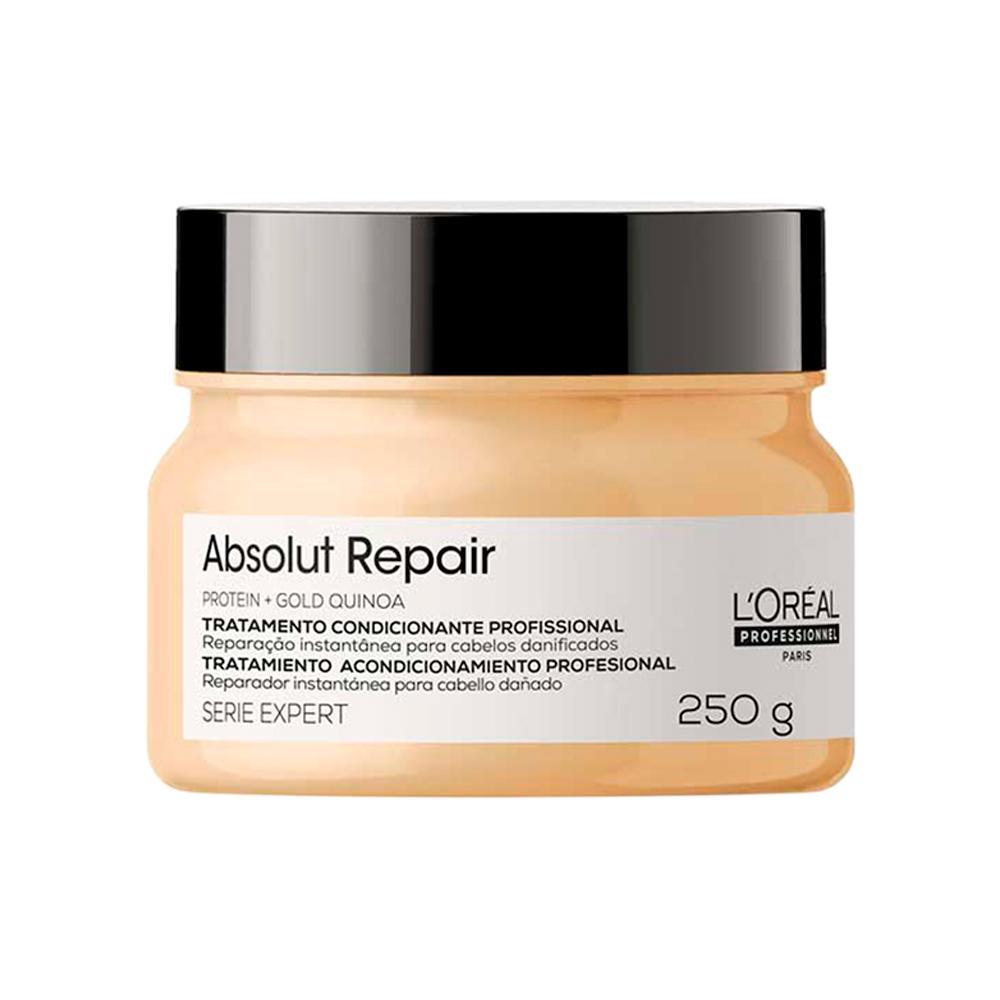 Kit L'oréal Professionnel Serie Expert Absolut Repair Gold Quinoa - Shampoo 300ml + Óleo Capilar 30ml - 3