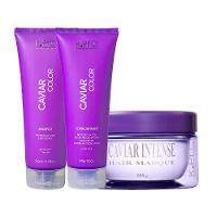 Kit K-Pro Profissional Caviar - Shampoo 240ml+ Condiconador 240g + Máscara 165g - 1