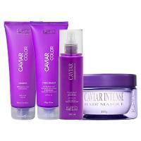 Kit K-Pro Profissional Caviar - Shampoo 240ml + Condiconador 240g + Leave-In 200ml + Máscara 165g - 1