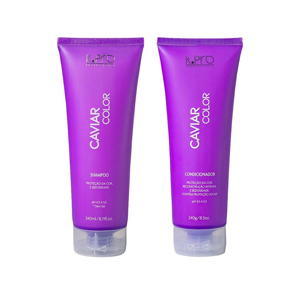 Kit K-Pro Profissional Caviar - Shampoo 240ml + Condicionador 240g - 1