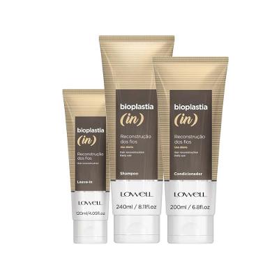 Kit Lowell Bioplastia In - Shampoo 240ml + Condicionador 200ml + Leave-In 120ml