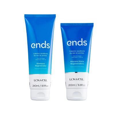 Kit Lowell Ends - Shampoo 240 ml + Máscara 200 ml