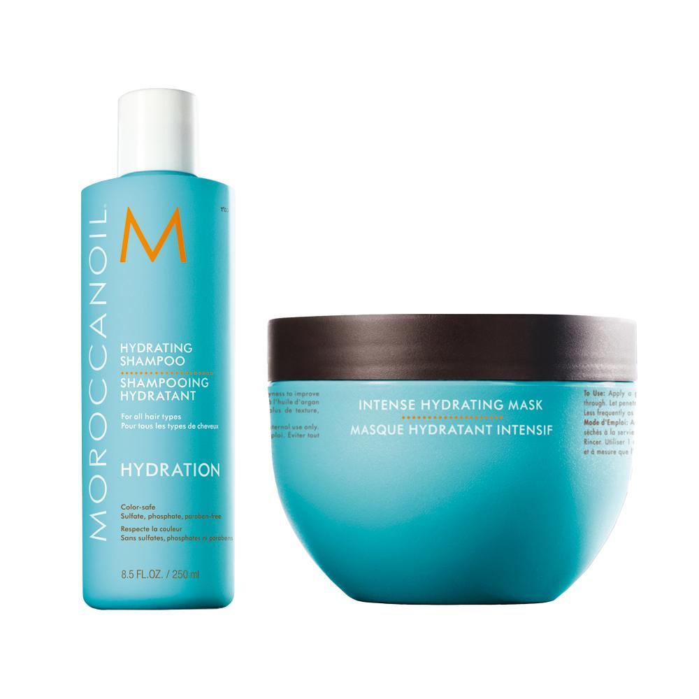 Kit Moroccanoil Hydration - Shampoo 250ml + Máscara Intense 250ml - 1