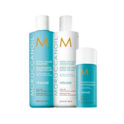 Kit Moroccanoil Extra Volume - Shampoo 250ml + Condicionador 250ml + Loção 100ml