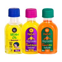 Kit Lola From Rio - Leave-In Argan Oil  50ml + Óleo Pinga! Patauá & Moringa 50ml + Óleo Pinga! Cenoura & Oliva 50ml - 1
