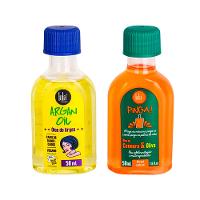 Kit Lola From Rio - Leave-In Argan Oil 50ml + Óleo  Pinga! Cenoura & Oliva  50ml - 1