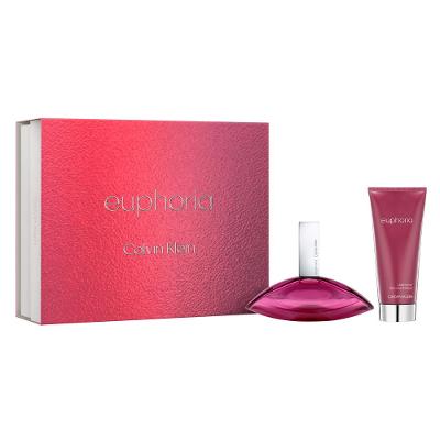 Kit Calvin Klein Euphoria For Women Edp Perfume Feminino 100Ml + Loção Corporal 100Ml