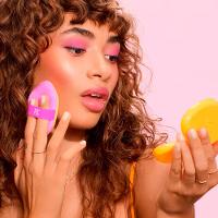 Real Techniques Esponja Puff 2 Em 1 Com Estojo 5G