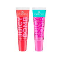 Kit Essence Gloss Labial Líquido Cintilante Juicy Bomb 104 Poppin' Pomegranate 10ml + Gloss Gloss 105 Bouncy Bubblegum 10ml - 1