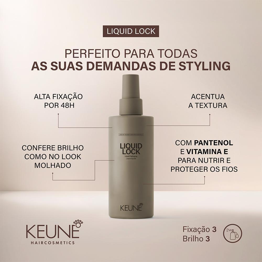 KEUNE STYLE LIQUID LOCK SPRAY CAPILAR 200ML - 3