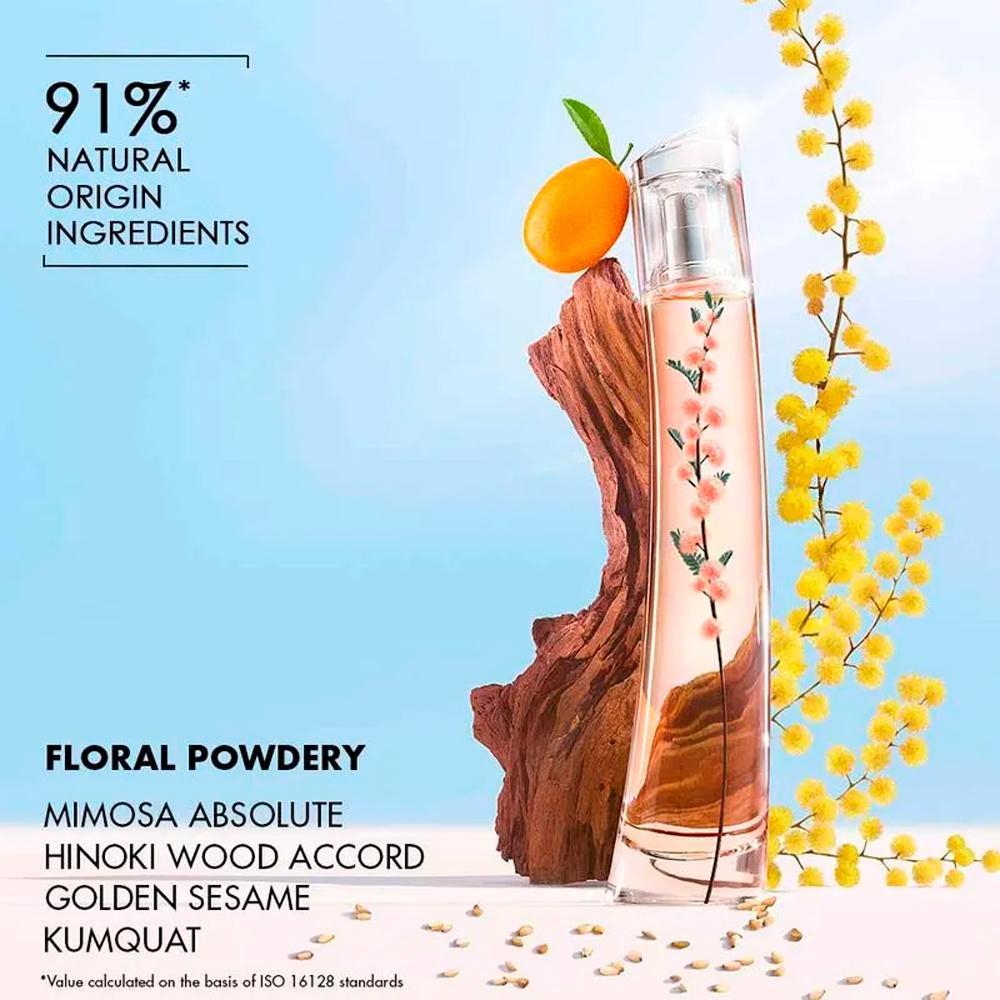 KENZO FLOWER BY KENZO IKEBANA MIMOSA EAU DE PARFUM PERFUME FEMININO 40ML - 3