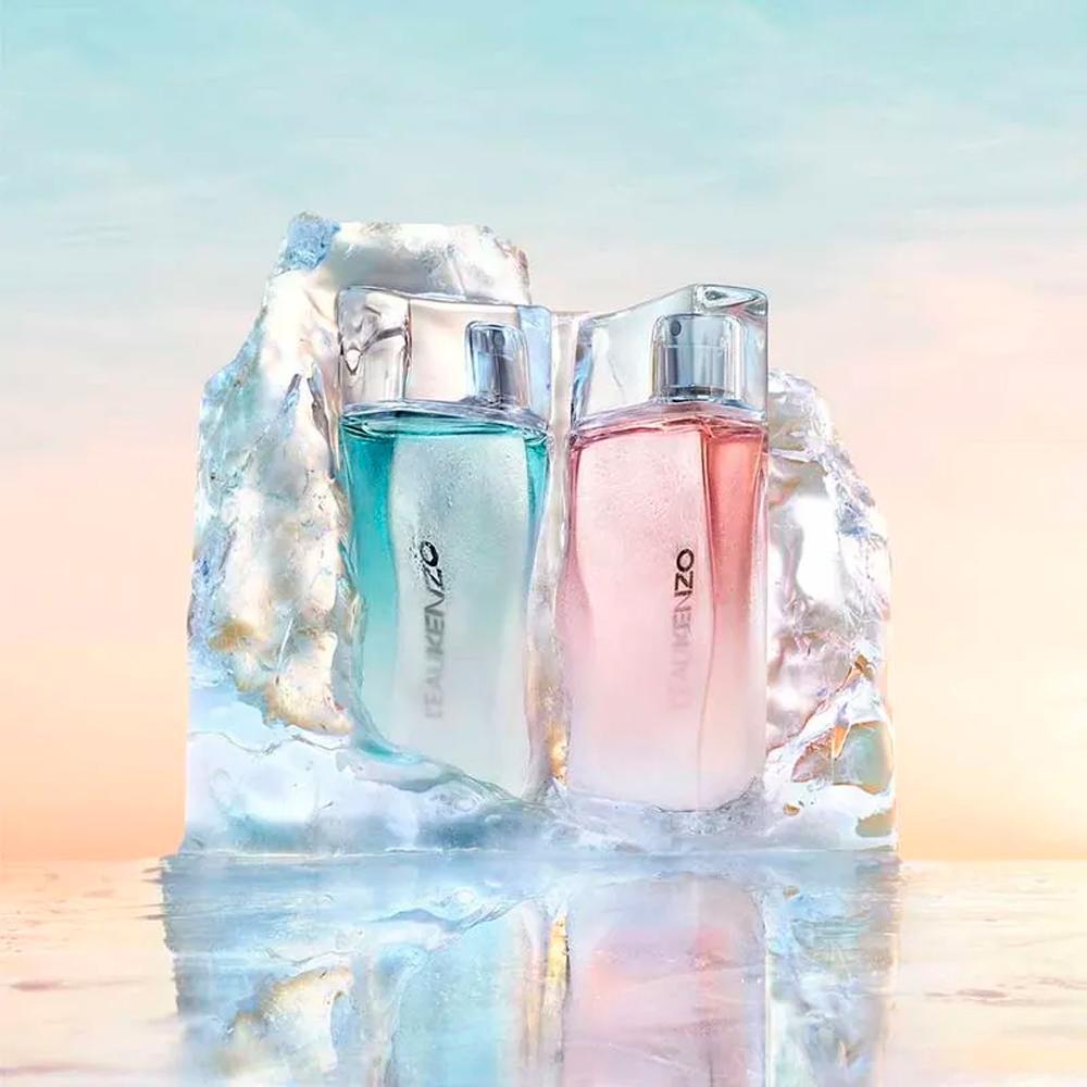 KENZO LEAU KENZO GLACEE FEMME EAU DE TOILETTE PERFUME FEMININO 50ML - 4