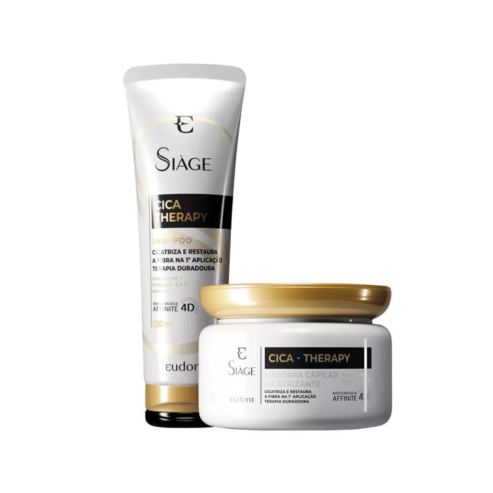 KIT EUDORA SIÀGE CICA-THERAPY SHAMPOO 250ML + MÁSCARA CAPILAR CICATRIZANTE 250G - 2