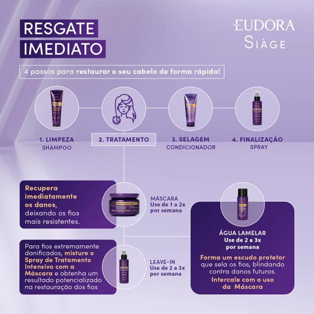 Eudora Siàge Acidificante Resgate Imediato Água Lamelar 150ml - 5