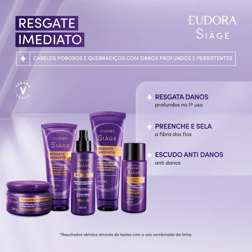 Eudora Siàge Acidificante Resgate Imediato Água Lamelar 150ml - 6