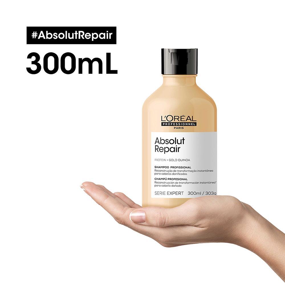 L'Oréal Professionnel Serie Expert Absolut Repair Gold Quinoa Shampoo 300ml - 5