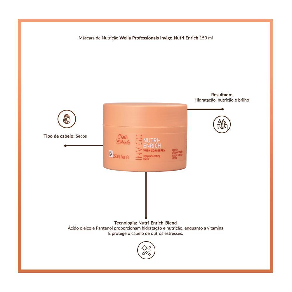 Wella Professionals Invigo Nutri Enrich Máscara 150ml - 4
