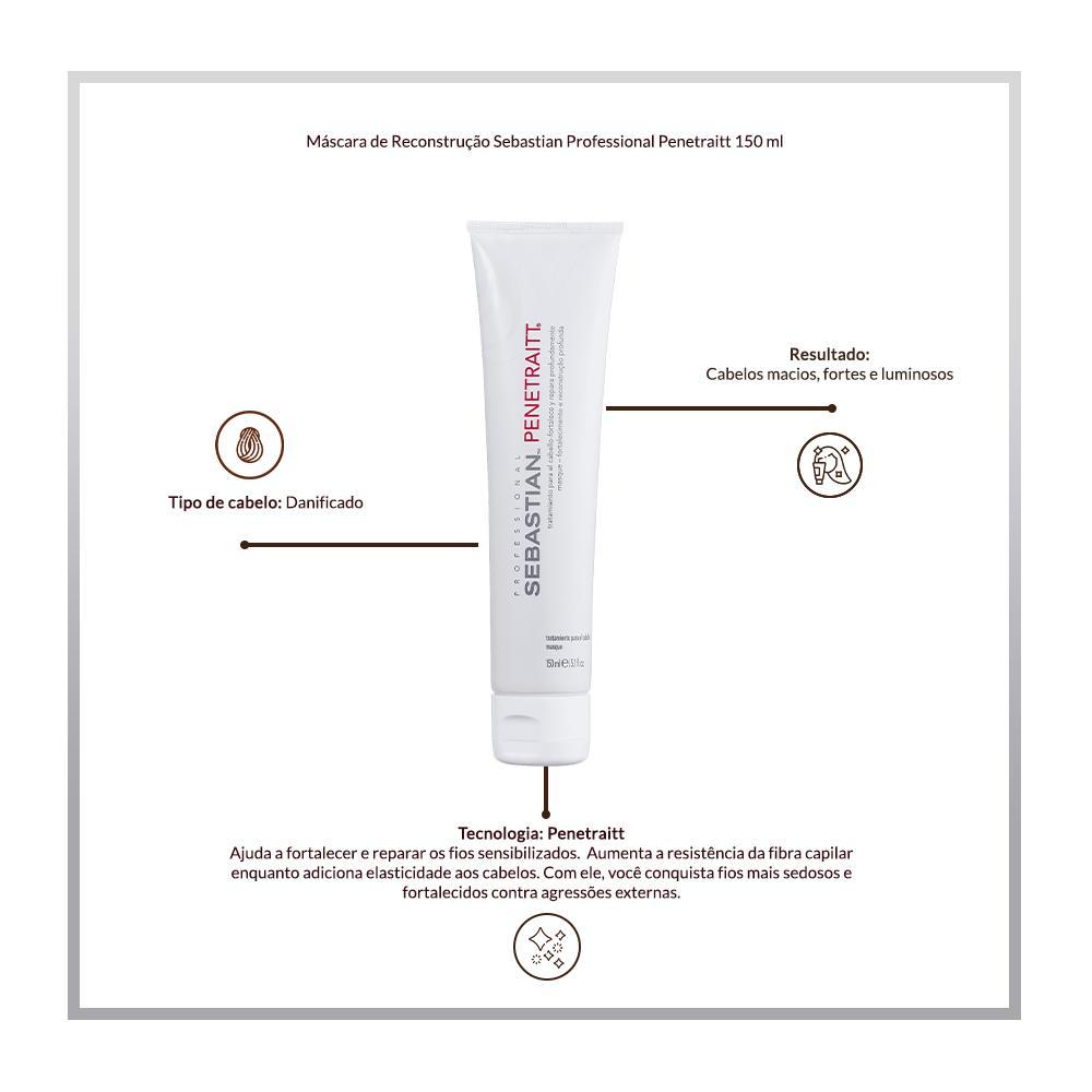 Sebastian Professional Penetraitt Máscara de Reconstrução 150ml - 3