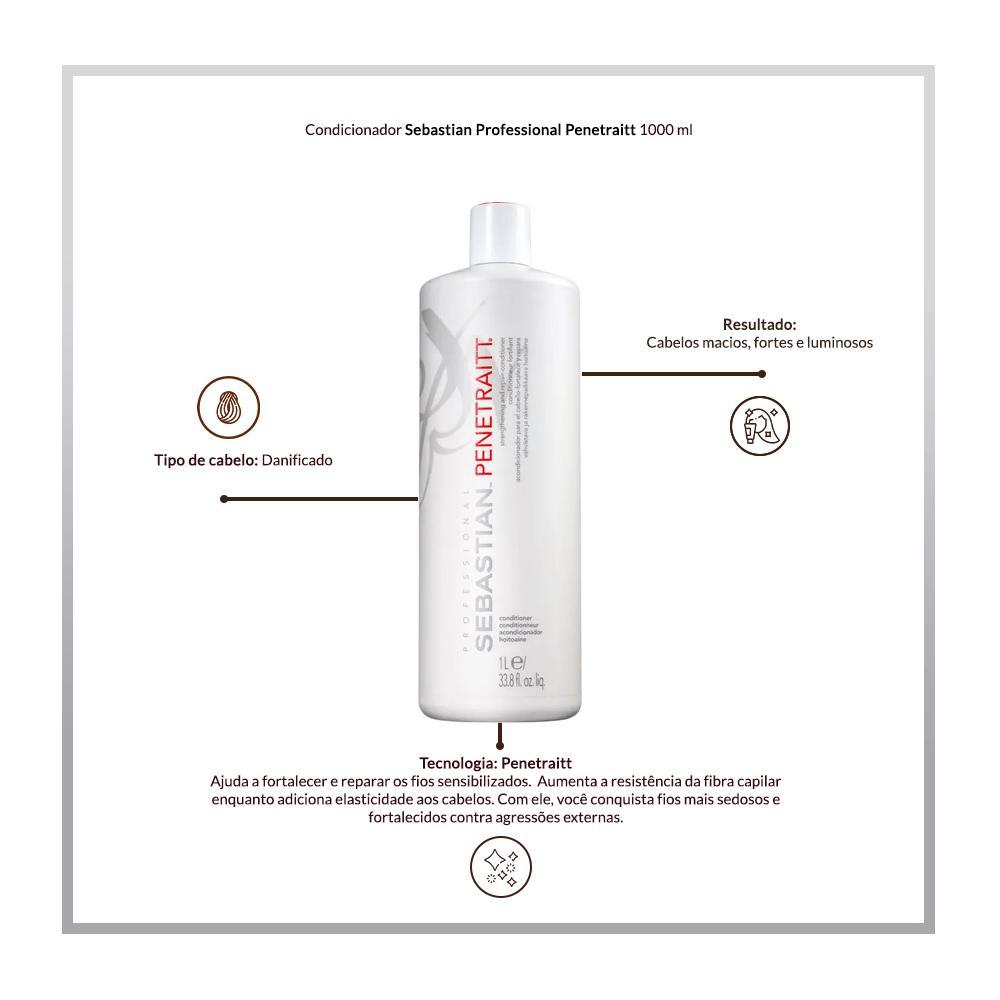 Sebastian Professional Penetraitt Condicionador 1000ml - 3
