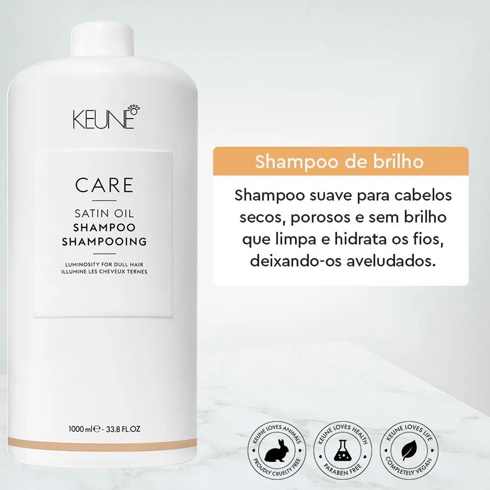 Keune Care Satin Oil Shampoo 1000ml - 2