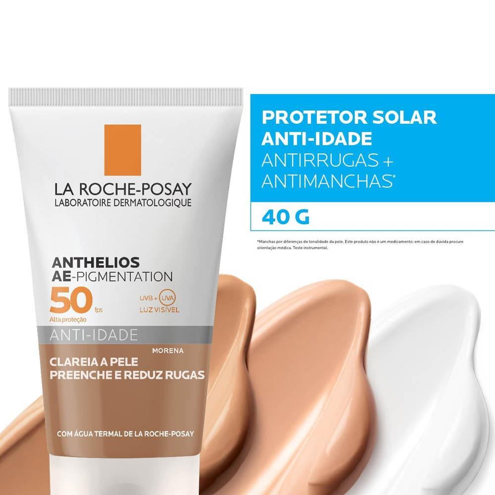La Roche-Posay Anthelios Ae-Pigmentation Protetor Solar FPS 50 Morena 40g - 4