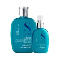 Kit Alfaparf Milano Professional Semi Di Lino Curls - Shampoo e Spray - 1