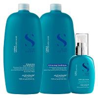 Kit Alfaparf Milano Professional Semi Di Lino Curls Profissional - Shampoo e Condicionador e Creme - 1
