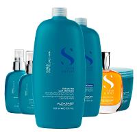 Kit Alfaparf Milano Professional Semi Di Lino Curls Profissional - 6 Produtos - 1