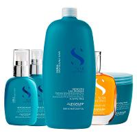 Kit Alfaparf Milano Professional Semi Di Lino Curls Profissional - 5 Produtos - 1