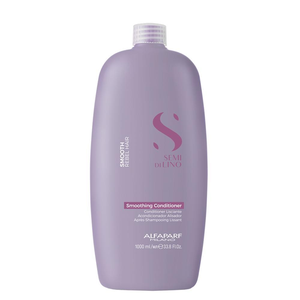 Kit Alfaparf Milano Professional Semi Di Lino Smooth Smoothing - Shampoo e Condicionador e Máscara e Óleo - 3