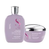 Kit Alfaparf Milano Professional Semi Di Lino Smooth Smoothing - Shampoo e Máscara - 1