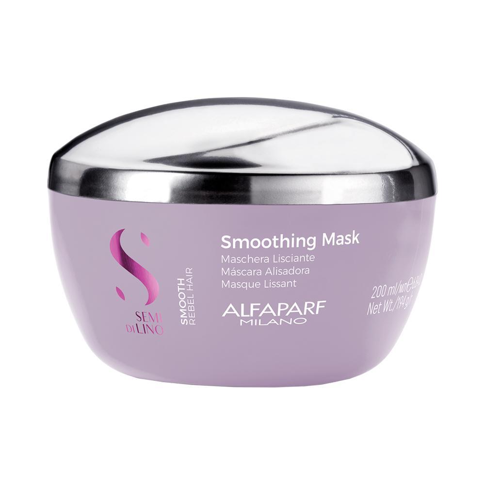 Kit Alfaparf Milano Professional Semi Di Lino Smooth - Shampoo e Condicionador e Máscara e Óleo - 5