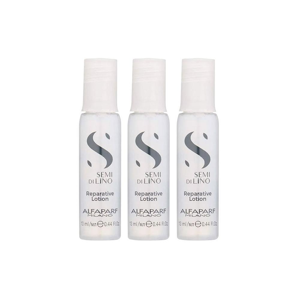 Kit Alfaparf Milano Professional Semi Di Lino Reconstruction Ampola 3x13ml - 1